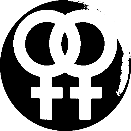 [Linked Venus symbols] (c.1970s) Badge Collection, 9-04-07