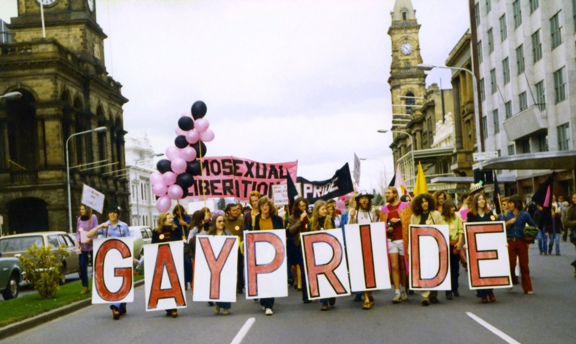 Gay Pride Week march, Adelaide, 15 September 1973, Jill Matthews Collection (Photo: Jill Matthews)